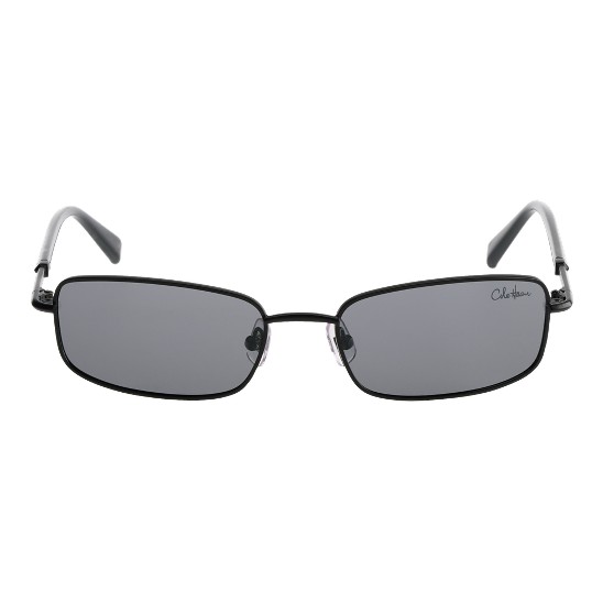 Cole Haan Polar Metal Rectangle Sunglasses Black Outlet Online