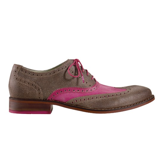 Cole Haan Air Colton Casual Wingtip Smoke/Fuschia Outlet Online