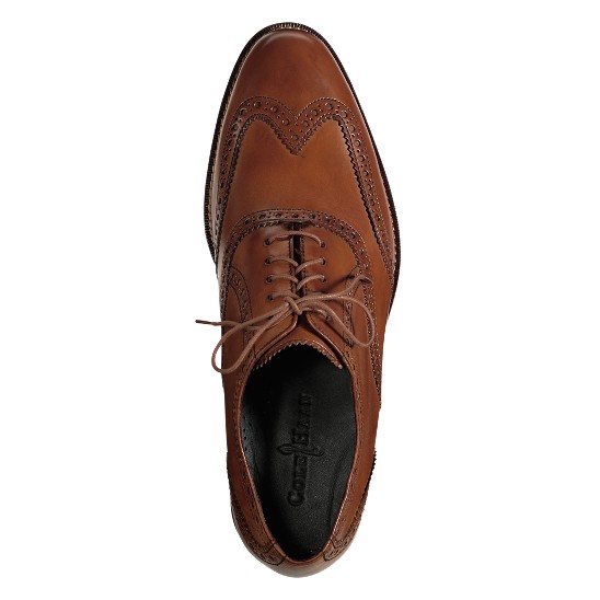 Cole Haan Air Madison Wingtip Oxford British Tan Calf Outlet Online