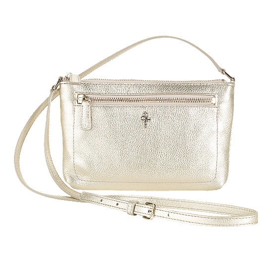 Cole Haan Jitney Ali Mini Crossbody White Gold Outlet Online