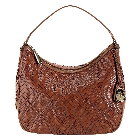 Cole Haan Optical Weave Small Rounded Hobo Woodbury Outlet Online