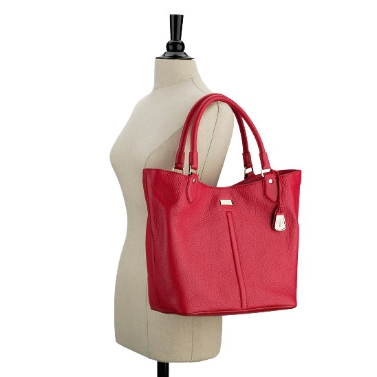 Cole Haan Village Serena Large Tote Tango Red Outlet Online