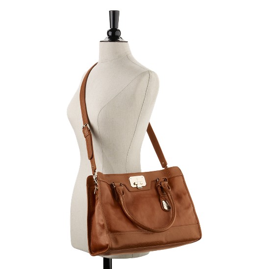Cole Haan Vintage Valise Kendra E/W Tote Woodbury Leather Outlet Online