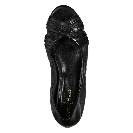 Cole Haan Air Nadine Open Toe Ballet Black Nappa Outlet Online