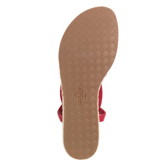 Cole Haan Molly Flat Sandal Tango Red/Tango Red Multi Webbing Outlet Online