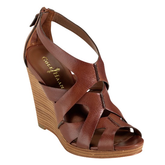 Cole Haan Air Kimry Open-Toe Wedge Sequoia Outlet Online