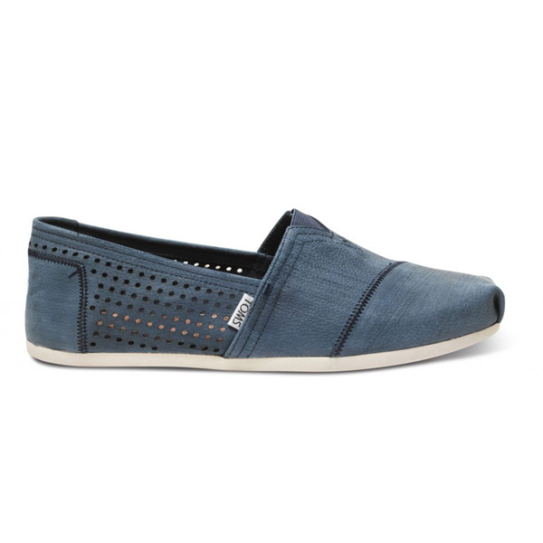 TOMS+ Navy Perforated Men Classics Outlet Online