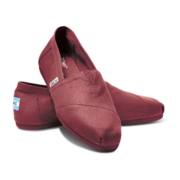 Toms Earthwise Burgundy Women Classics Outlet Online